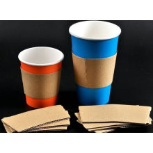 Brown Color Sleeve for Hot Coffee Cup Heat Resistent